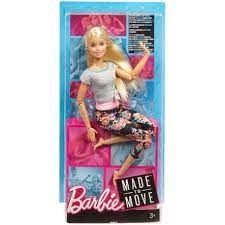  Barbie Made To Move Doll, Blonde 