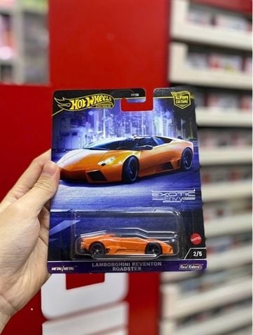  Mô hình xe HKC76 Hot Wheels Car Culture Exotic Envy Lamborghini Leventon Roadster 