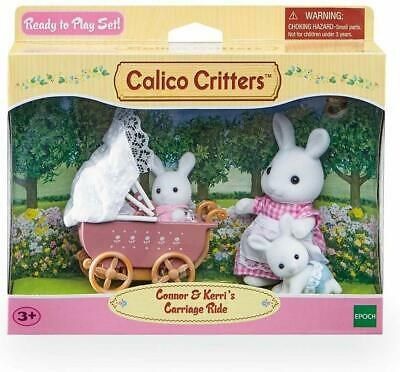  Sylvanian family Calico Critters Connor & Kerri's Carriage Ride 