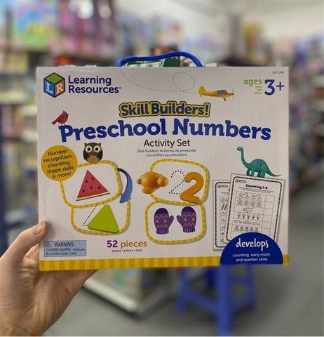  LER1245 Đồ chơi xây dựng kỹ năng! Học số đếm - Skill Builders! Preschool Numbers 