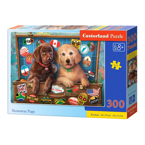  Xếp hình puzzle những chú chó đi lậu 300 mảnh CASTORLAND B-030422 
