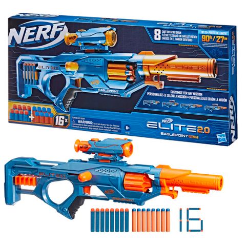  Đồ chơi vận động súng trẻ em NERF Elite 2.0 Eaglepoint RD-8 Blaster 