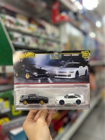  JBK96 Hot Wheels Premium Car Culture 2 Pack '96 Nissan 180SX Type X & Nissan SilEighty 