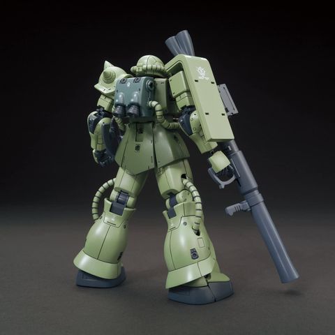  Đồ chơi lắp ghép Model Kit Bandai Hobby RG 1/144 MS-06F Zaku II (Green) 