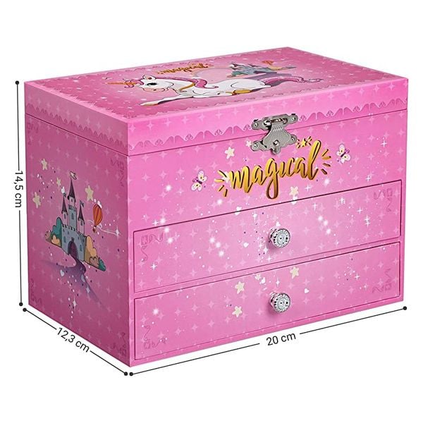 Hộp Trang Điểm Âm Nhạc Jewelkeepero A1112
