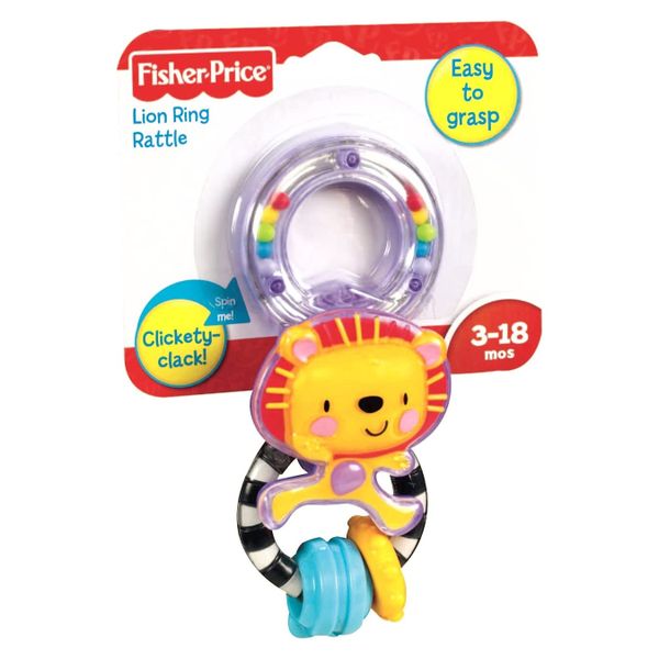 Lục lạc sư tử Fisher-Price W5803 Lion Ring Rattle