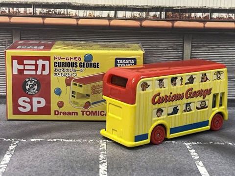  Xe mô hình Takara Tomy Dream Tomica SP Curious George Friend Bus 