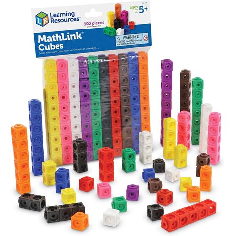  LER4285 Learning Resources Bộ học toán - Mathlink® Cubes-100 