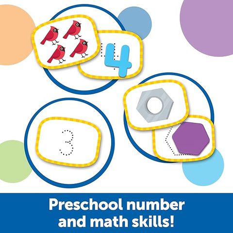  LER1245 Đồ chơi xây dựng kỹ năng! Học số đếm - Skill Builders! Preschool Numbers 