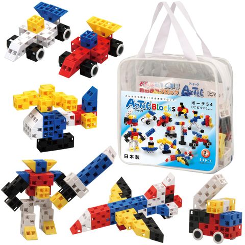  76543 Bộ đồ chơi xếp hình đa diện - Lắp ráp tự do 54 khối (Màu rực rỡ) 