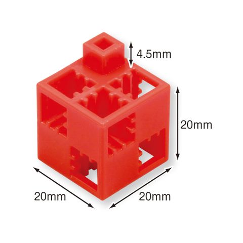  76661 Bộ đồ chơi xếp hình đa diện - Các loài hoa quanh em 