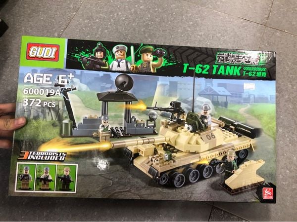  600019A - Bộ lắp ráp xe tăng quân sự (372 mảnh) 