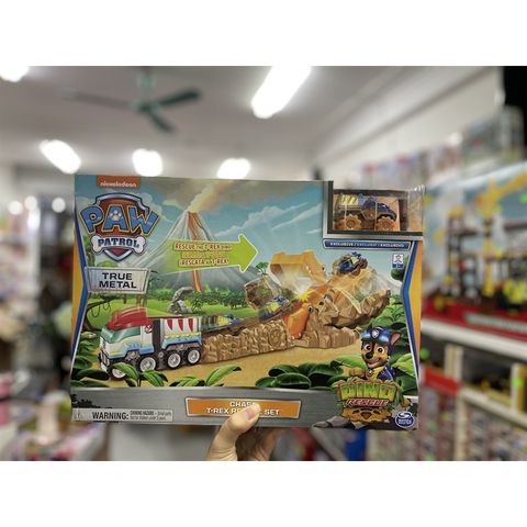  6059297 - Paw Patrol, True Metal Dino Rescue Chase T-Rex Rescue Set 