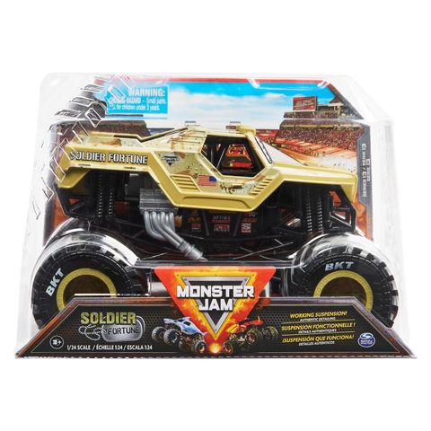  Đồ chơi mô hình xe 6056371- Monster Jam, Grave Digger Monster Truck 1:24 