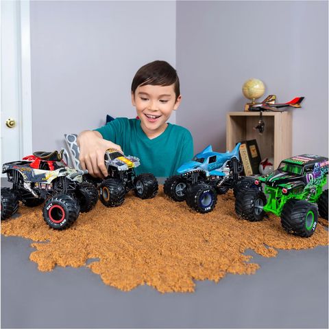 Đồ chơi mô hình xe 6056371- Monster Jam, Grave Digger Monster Truck 1:24 