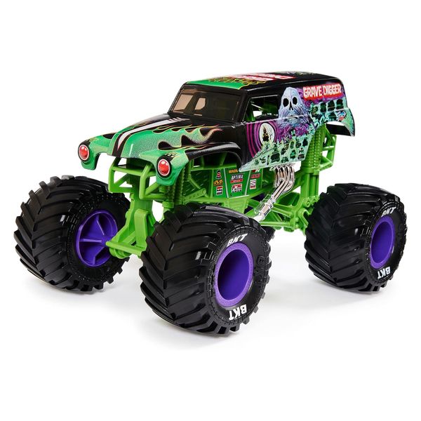 23win08 com mô hình xe 6056371- Monster Jam, Grave Digger Monster Truck 1:24