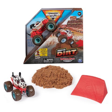  Đồ chơi mô hình xe địa hình 6066186 - Monster Jam: Set Monster Dirt - Dalmatian — Distrito Max 