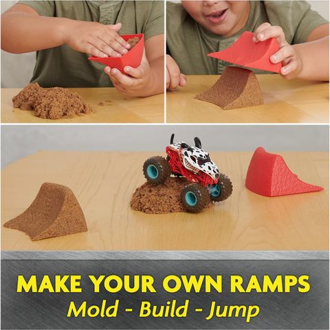  Đồ chơi mô hình xe địa hình 6066186 - Monster Jam: Set Monster Dirt - Dalmatian — Distrito Max 