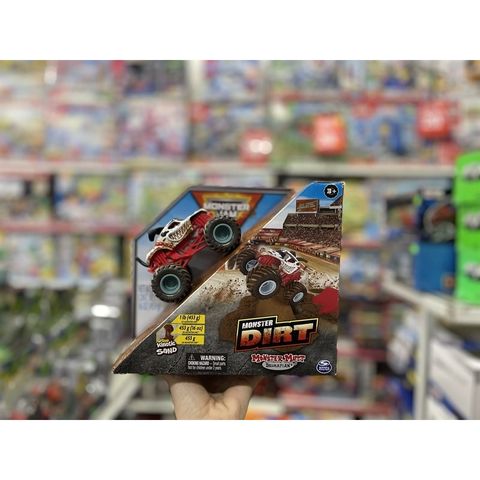  Đồ chơi mô hình xe địa hình 6066186 - Monster Jam: Set Monster Dirt - Dalmatian — Distrito Max 