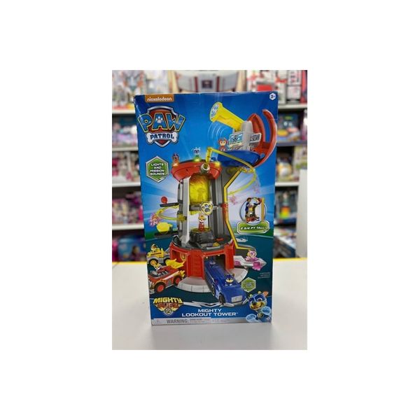 Bộ đồ chơi tháp quan sát PAW Patrol Mighty Pups Super PAWs Lookout Tower Playset 6053407