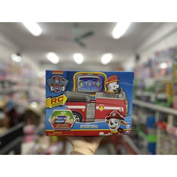 Đồ chơi xe cứu hoả điều khiển 6054624 - Paw Patrol, Marshall Remote Control Fire Truck With 2-way Steering-1