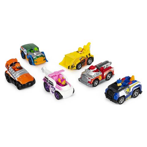  Set 6 mô hình xe 6058350 Paw Patrol, True Metal Classic Gift Pack of 6 Collectible Die-Cast Vehicles, 1:55 Scale 