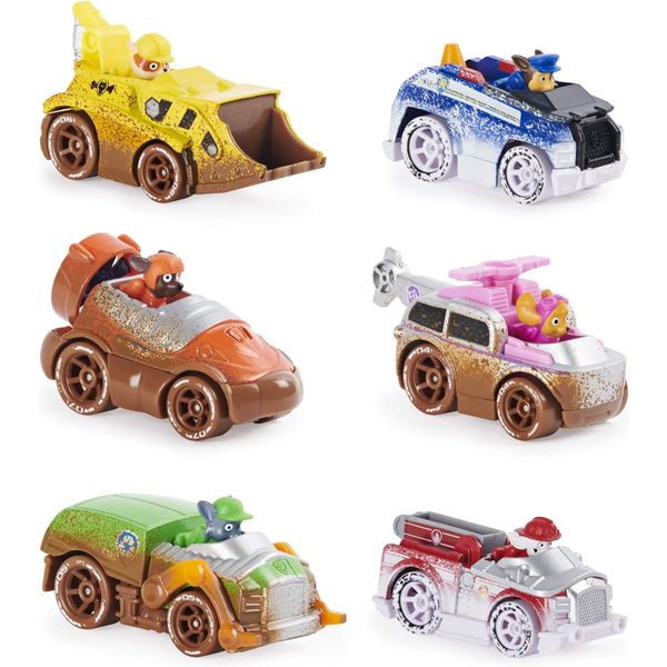 Set mô hình xe cứu hộ 6058351- Paw Patrol, True Metal Off-Road Gift Pack of 6 Collectible Die-Cast Vehicles