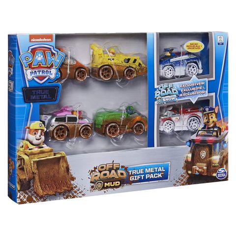  Set mô hình xe cứu hộ 6058351- Paw Patrol, True Metal Off-Road Gift Pack of 6 Collectible Die-Cast Vehicles 