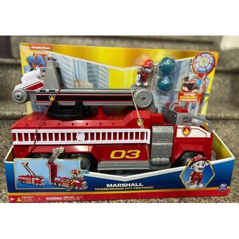 6060444 Paw Patrol Marshall’s Transforming Movie City Fire Truck 