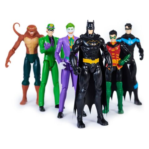  6064966 - DC Comics, Batman 6-Pack | Batman, Robin, Nightwing, The Joker, The Riddler, Copperhead 