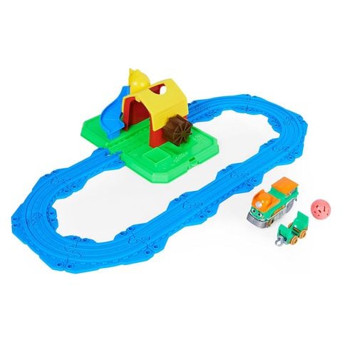  Đồ chơi trạm nông trại 6060194 Mighty Express Farm Station Adventure Bucket with Farmer Faye Train 