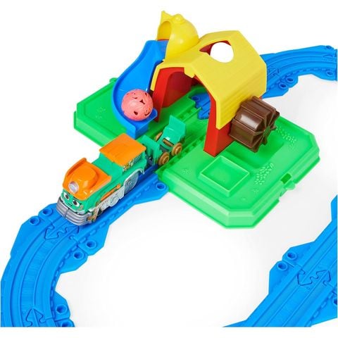  Đồ chơi trạm nông trại 6060194 Mighty Express Farm Station Adventure Bucket with Farmer Faye Train 