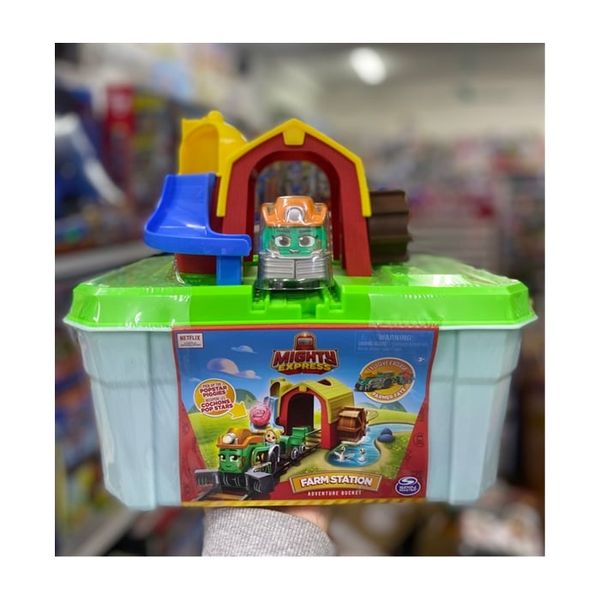 23win08 com trạm nông trại 6060194 Mighty Express Farm Station Adventure Bucket with Farmer Faye Train-1