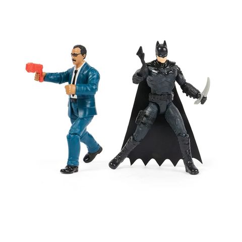  6061616 - DC Comics Batman & Lt Gordan Pack with 2 Figures and Vehicle Action 