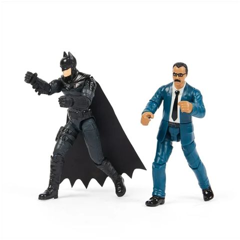 6061616 - DC Comics Batman & Lt Gordan Pack with 2 Figures and Vehicle Action 