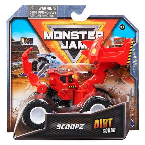  Đồ chơi mô hình xe Monster Jam Dirt Squad Scoopz 6055226 