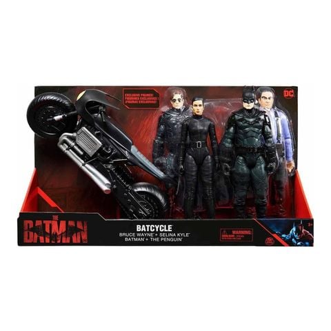  6062760 DC Comics Batman Batcycle Pack with 4 Figures (Target Exclusive) 