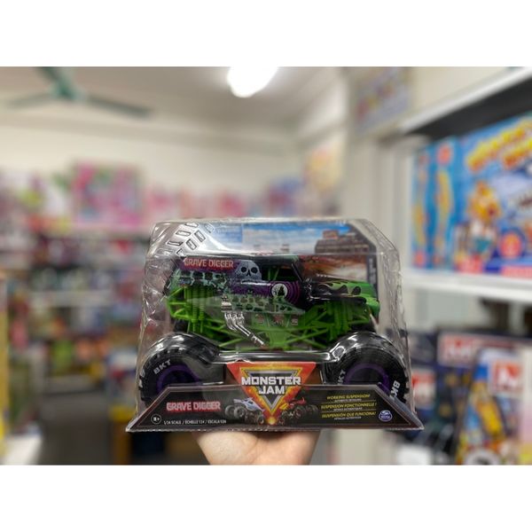 23win08 com mô hình xe 6063911- Monster Jam, Grave Digger Monster Truck 1:24-1