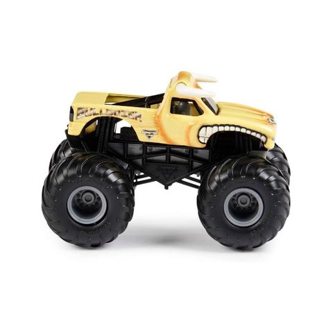  6064128 - Monster Jam 1:64 Diecast 2-Pack Bulldozer vs Racing Stripes 