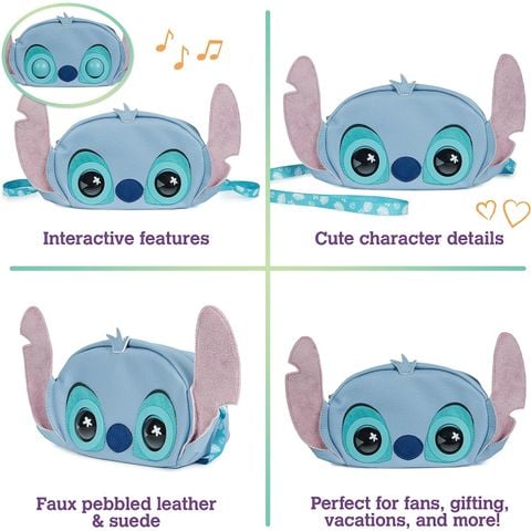  Đồ chơi ví thú cưng Purse Pets Disney Stitch Interactive Pet with 30+ Sounds Xmas gift for kids 6067401 