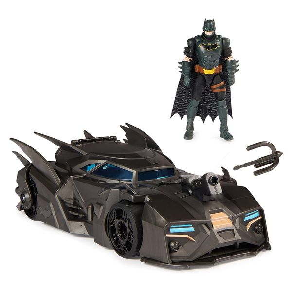 23win08 com mô hình nhân vật và xe Crusader Batmobile Playset with Exclusive 4-inch Batman Figure DC Comics