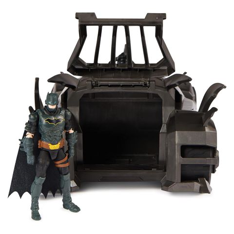  Đồ chơi mô hình nhân vật và xe Crusader Batmobile Playset with Exclusive 4-inch Batman Figure DC Comics 