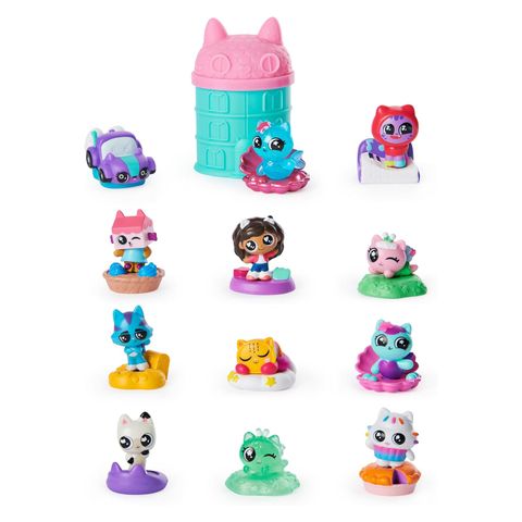  6062991 Dreamworks Gabby's Dollhouse Meow-Mazing Mini Figures Set - 12 Figures 
