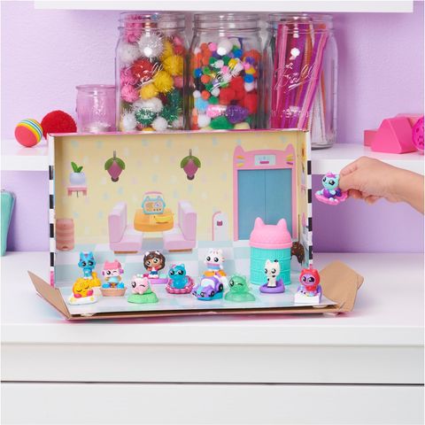  6062991 Dreamworks Gabby's Dollhouse Meow-Mazing Mini Figures Set - 12 Figures 