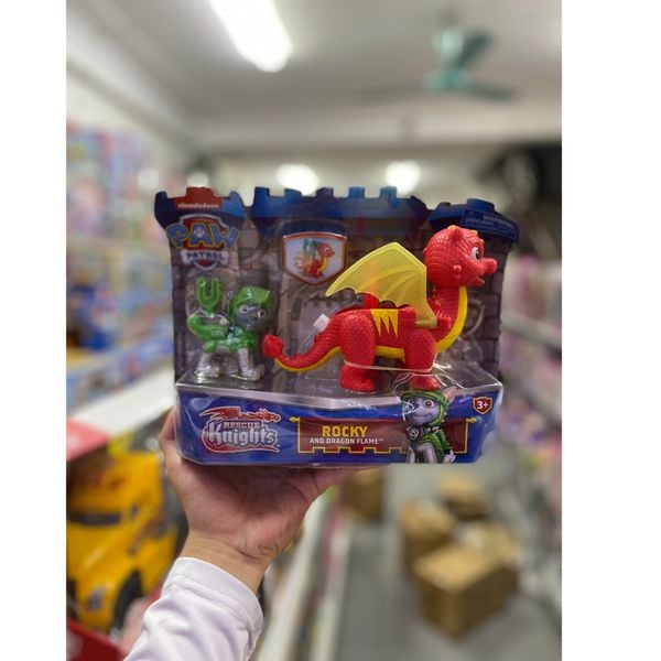 Bộ đồ chơi cứu hộ Rescue Knights Rocky and Dragon Flame Action Figures Set - 6063149