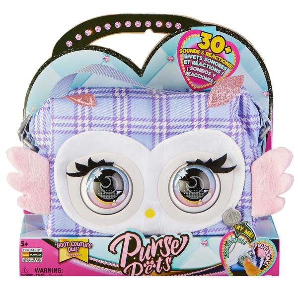 23win08 com ví hoàn hảo thú cưng 6065132 - PURSE PETS by Spin Master Hoot Couture Owl