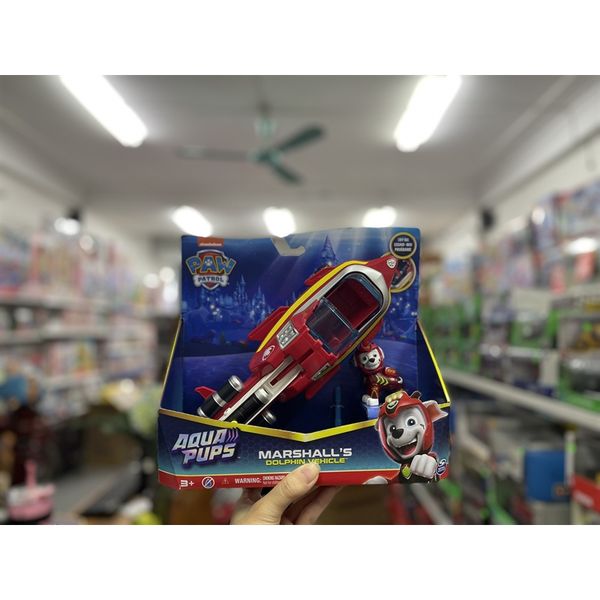 Đồ chơi máy bay 6065229 -Paw Patrol Aqua Pups Marshall's Dolphin Vehicle