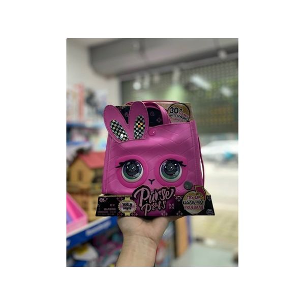 23win08 com túi xách thú cưng Purse Pets: Quilted QT's Tote Bag - Holly Hops( hồng)