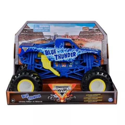  Đồ chơi mô hình xe 6056371- Monster Jam, Grave Digger Monster Truck 1:24 
