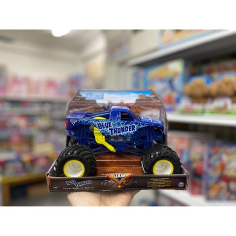  Đồ chơi mô hình xe 6056371- Monster Jam, Grave Digger Monster Truck 1:24 